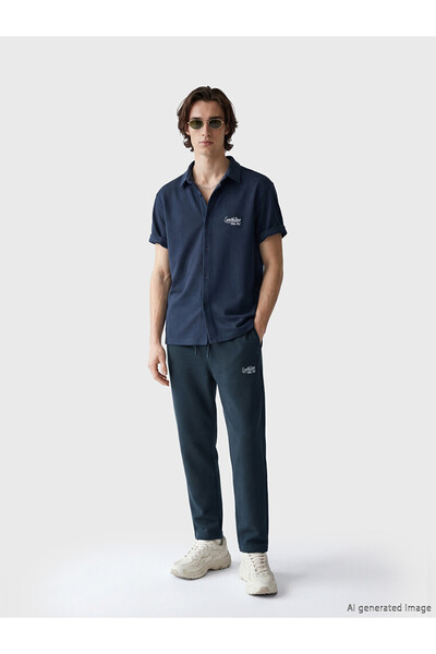 LC Waikiki بنطلون رياضي للرجال من Peak New Season Standard Fit مطبوع