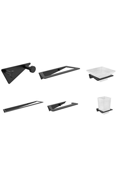 Danube Home Milano Plus Dina Bathroom Accessories 6-Piece Gift Set - Complete...