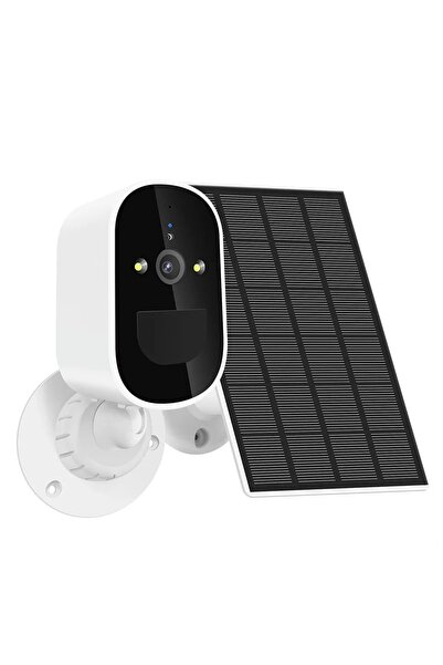 OnShop Cameră de supraveghere wireless de exterior cu baterie și panou solar,...