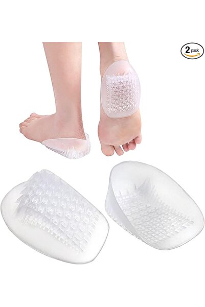 Arabest Silicone Gel Heel Cup Pads, Plantar Fasciitis Relief Shoe Inserts, Sh...