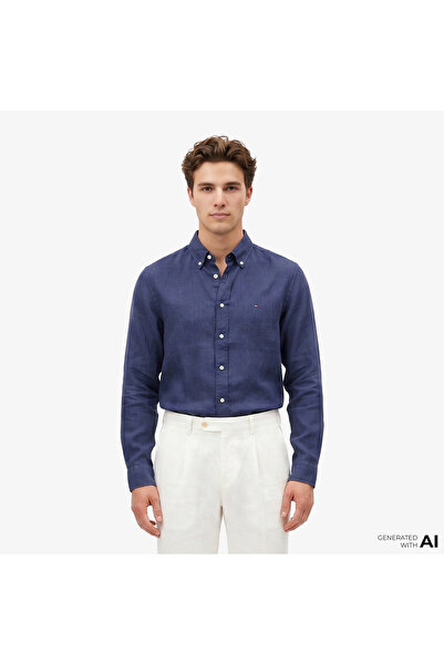 Tommy Hilfiger PIGMENT DYED LI SOLID RF SHIRT