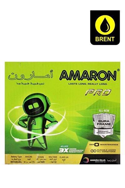 AMARON 70Ah Heavy Duty Long Life Car Vehicle Auto Battery 12V BH100D26L Maint...