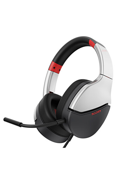Sades gaming headset SPOWER, 3.5mm σύνδεση, 40mm, multi-platform, ασημί
