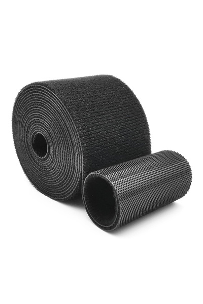 POWERTECH ταινία τύπου velcro TIES-079, 48mm, 3m, μαύρη