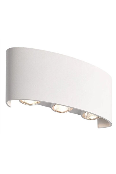 POWERTECH LED φωτιστικό τοίχου HLL-0160, 6W, 4000K, 480lm, IP65, λευκό