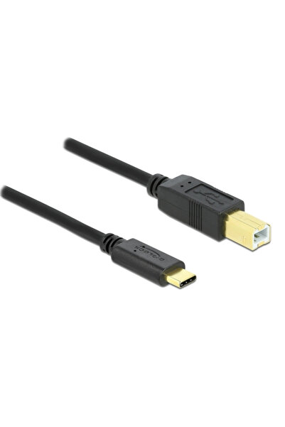 DELOCK καλώδιο USB-C σε USB Type B 83601, 1m, μαύρο