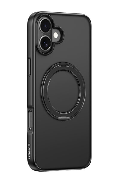 Usams θήκη GZ US-BH895 για iPhone 16 Plus, διάφανη/μαύρη