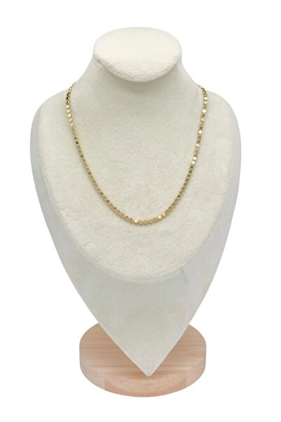 Haziran Accessory, Ezme Zincir Gold Steel Necklace