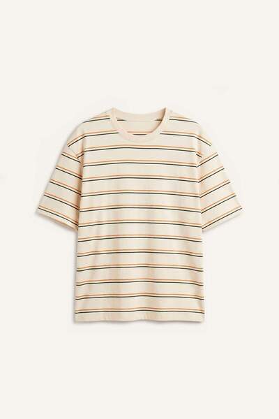 DeFacto Boxy Fit Short Sleeve T-Shirt H7474Ax26Hs