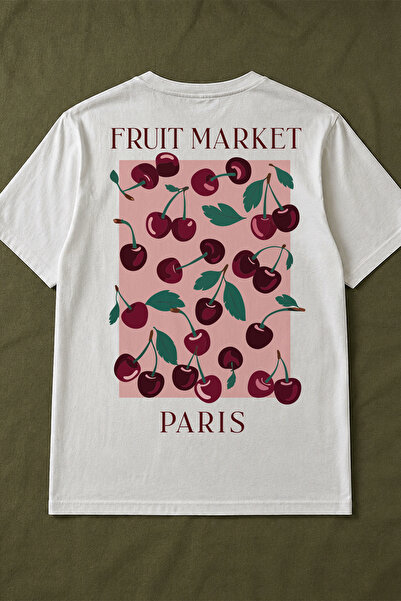 Spoyi Cherry Paris dizajnirala 100% pamučnu polu-oversize belu majicu