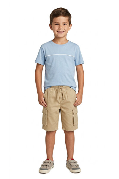 ADA YILDIZ KİDS Boy's Elastic Waist Shorts 9/14 Years