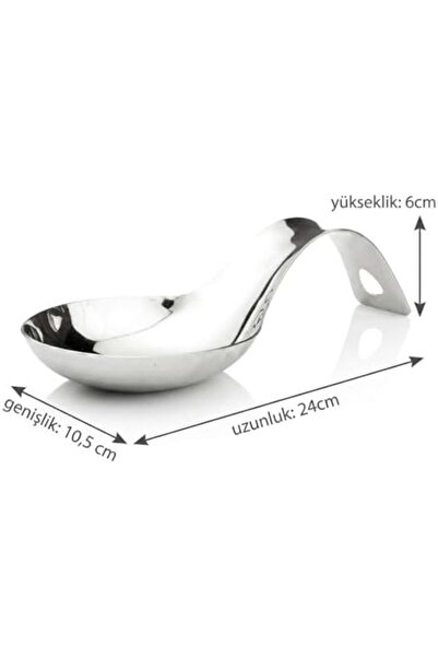 Yıldızan Stainless Steel Vertical Spoon Rest - Modern Countertop Spoon Holder...