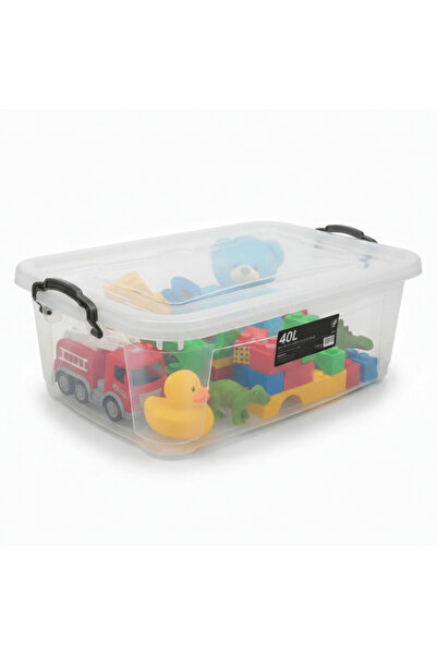 AKDC Storage Box 40 L with 6 Wheels | L 72 × W 47 × H 20 cm