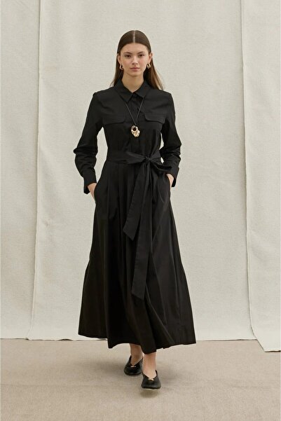 LEYLA STORE Cotton Grace |   Cotton Shirt Dress