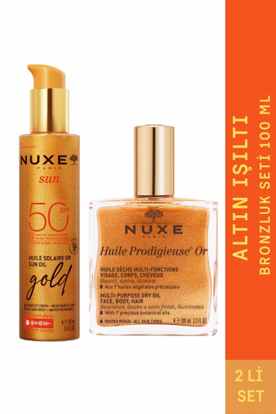Nuxe Altın Işıltı Bronzluk Seti 100ML