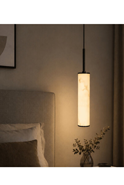 janalightings Marble Pendant Lighting Black Color - Warm Light