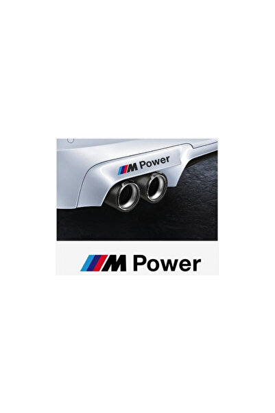 Amo-Stickers Αυτοκόλλητο αυτοκινήτου Bmw M Power Drum Λευκό