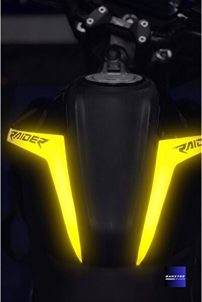 Banxtre Reflective Tank Cord Sticker Set Compatible with Tvs Raider 125 Motor...