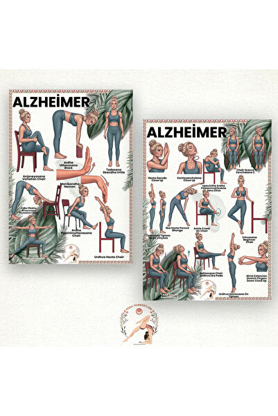 Yoga Hareketleri 66 Kartlık Alzheimer İçin Destekleyici Yoga Kartları
