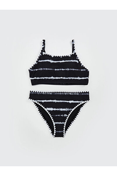LC Waikiki Lcw Kids Black Quick Dry Uv Protected Girls' Bikini