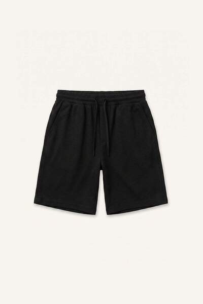DeFacto Regular Fit Straight Leg Waffle Shorts I4844Ax26Sm