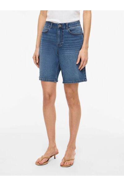 VILA Bermudashorts VINUS Mid-Waist