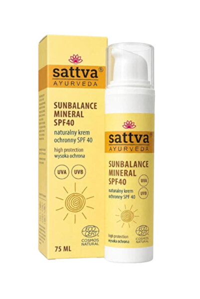 sattva Crema cu Protectie Solara SPF40 Sunbalance Mineral 75ml