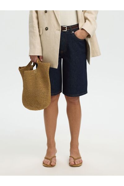 SELECTED Jeansshorts Dunkle