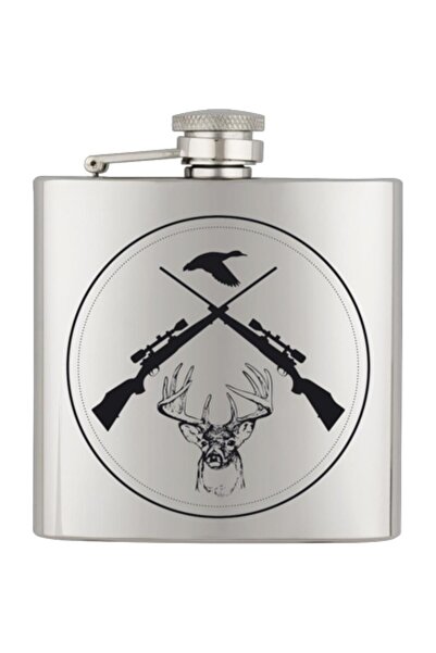 Albainox Υδροδοχείο- Φλασκί Barbaric Stainless Hip Flask 6 Oz-Κυνηγετικές Παρ...