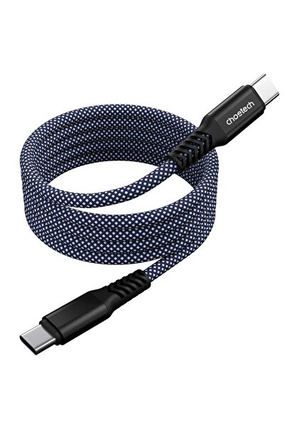 CHOETECH Magnetic USB-C to USB-C Cable, 1m, Blue, XCC-1081