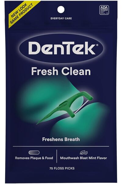 DENTEK FRSH CLN 75CT FLS
