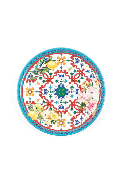 GUZZİNİ Farfurie pentru cina, 27.5 cm, Flower&Lemon -
