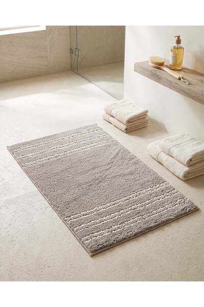 REDTAG Grey Chenille Bathmat