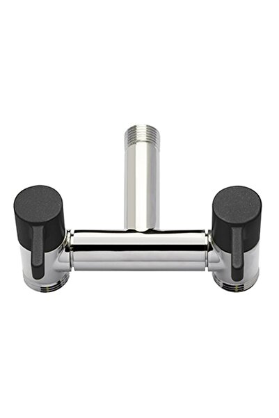 Colortap Robinet de grădină dublu color - Negru