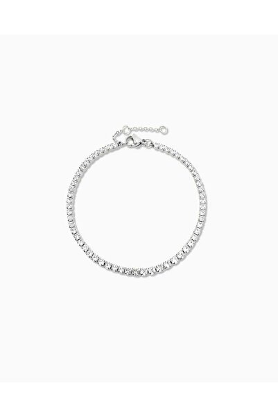 OYRE Silver Color Tennis Bracelet