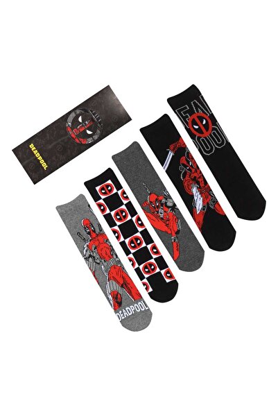 Heroes inc Sosete Deadpool set 5 perechi, Heroes Inc, multicolor, S-M