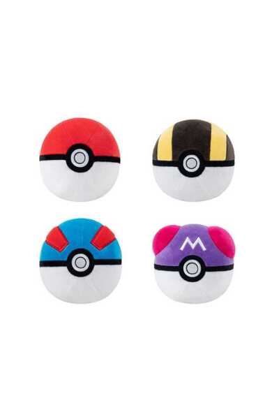 Jazwares Figurina de plus Pokemon Versiunea Pokeball 1 10 cm Asortiment (6)