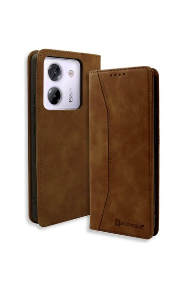 Bodycell Θήκη Xiaomi Poco M7 Pro 5G Book Case Πορτοφόλι - Brown