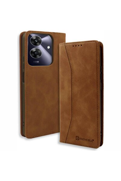 Bodycell Θήκη Realme Note 60 Book Case Πορτοφόλι - Brown
