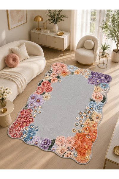 Rugs Modern Halı Sdt Traditional Patterned Modern Woven Base Decorative Carpe...