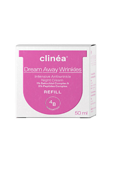 Clinea Dream Away Wrinkles Refill Αντιγηραντική Κρέμα Νύχτας Ανταλλακτικό 50ml
