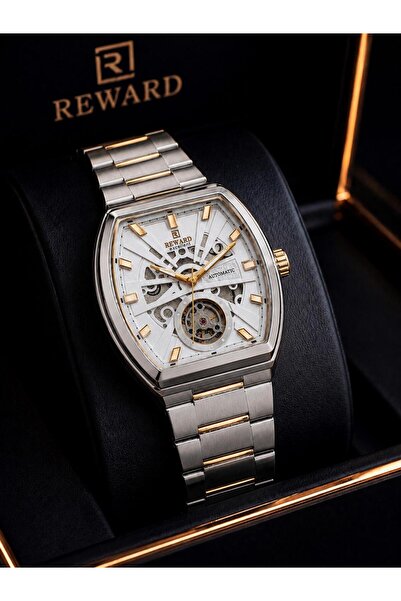 Reward Automatic Luxury Series Men's Watch Steel Strap 5 Atm Water Resistant ...