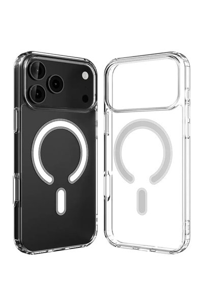 Bodycell Θήκη iPhone 17 Pro Clear Case Διάφανη Σκληρή με MagSafe - Clear