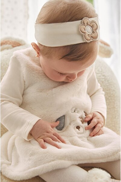 MAYORAL Baby Girl Winter Dress White