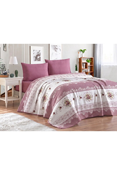 Çeyiz Merkezi Organic Cotton Battal Pike Takımı – Çift Kişilik Lastikli Çarşa...