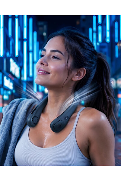 shopwave Hafif Ergonomik Tasarımlı Uzun Pil Ömürlü Kişisel Boyun Fanı