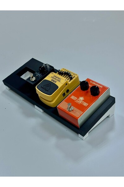 genomera Abs Guitar Pedalboard Stand – Holds 4 Standard or 6 Mini Pedals