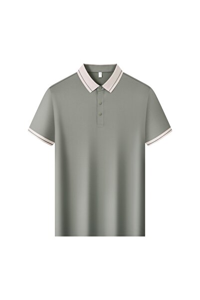 New Performance New Arw86528 Seri̇ntutan--High Quality Snap Button Polo Colla...
