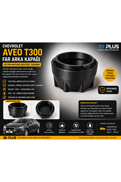 3d plus design & printer technology Chevrolet Aveo T300 Uyumlu LED Far Arka K...