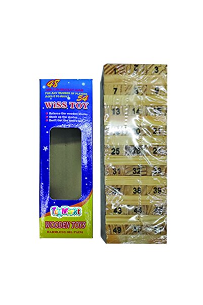 ToyMarkt Επιτραπέζιο Πύργος με Τουβλάκια 23.5x7.5x7.5εκ. 89348
